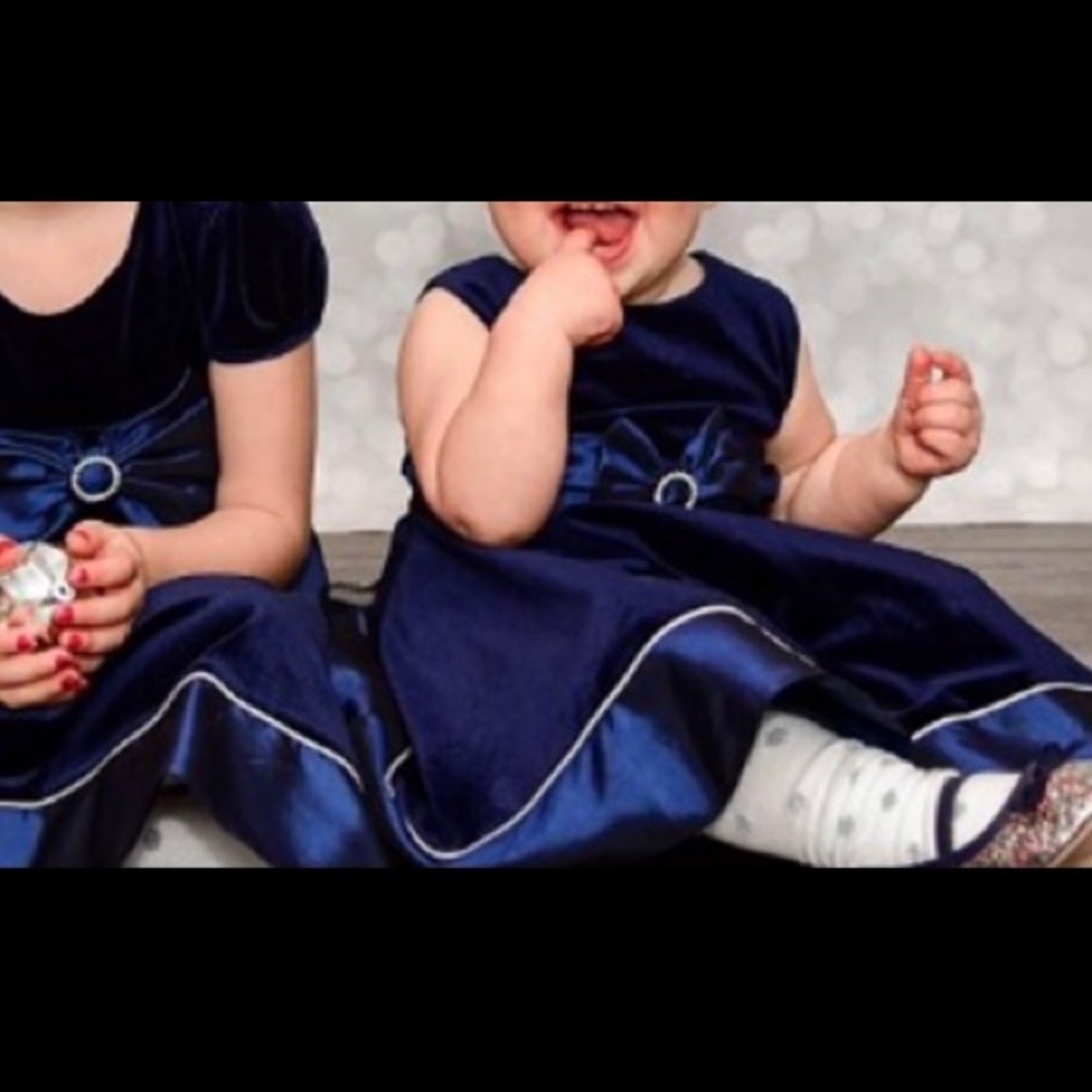 Navy Velvet 24mos